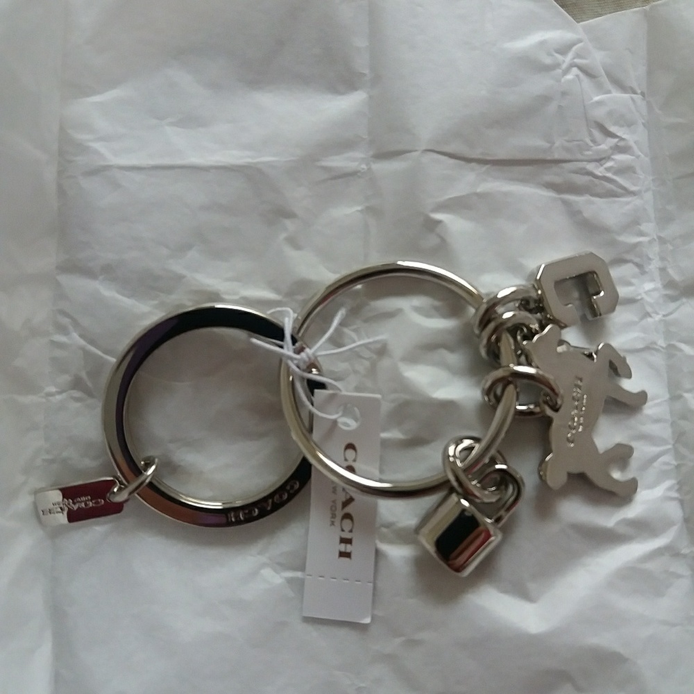 NWT Coach keychain